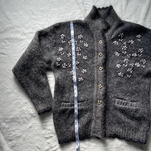 Vintage Wool Blend Chunky Cardigan NWOT - Picture 10 of 13